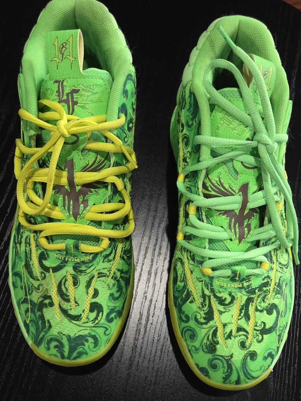 Puma M.E.LO Mens Green Patterned Athletic Shoes - Brand Unclear